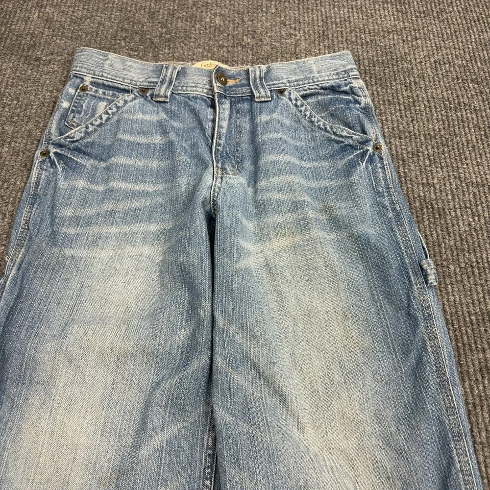 Urban Pipeline Carpenter Jeans Boys 10H Blue Cotton Baggy Utility Skate Y2K